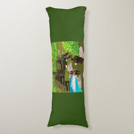 Coussins Longs Paysage rural (Devant (Vertical))