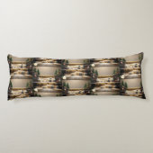 Coussins Longs "Paysage serein d'hiver" (Dos)