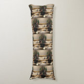 Coussins Longs "Paysage serein d'hiver" (Devant (Vertical))