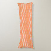 Coussins Longs Peach Pois (Devant (Vertical))