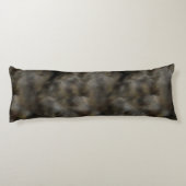 Coussins Longs Peau d'animal grise et Brown de cheveux de (Dos)