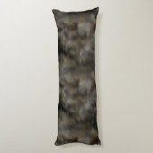 Coussins Longs Peau d'animal grise et Brown de cheveux de (Dos (Vertical))