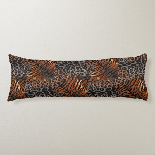 Coussins Longs Peau de tigre léopard à la mode (Devant)