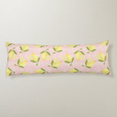 Coussins Longs Pêche au citron motif (Dos)