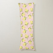 Coussins Longs Pêche au citron motif (Devant (Vertical))