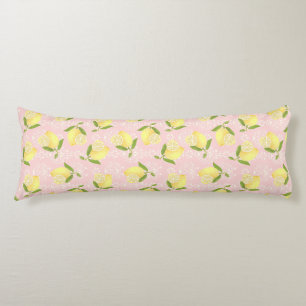 Coussins Longs Pêche au citron motif