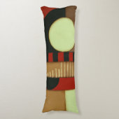 Coussins Longs Peinture à panneaux de style loft contemporain (Devant (Vertical))