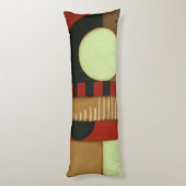 Coussins Longs Peinture à panneaux de style loft contemporain (Dos (Vertical))