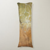 Coussins Longs Peinture abstraite de silhouette sur l'arrière - (Devant (Vertical))