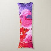 Coussins Longs Peinture Abstraite moderne colorée (Devant (Vertical))