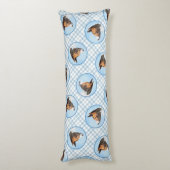 Coussins Longs Peinture Basenji Châtaignier Rouge Brindle mignon  (Dos (Vertical))