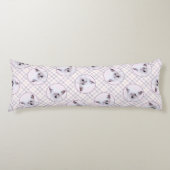 Coussins Longs Peinture blanche en poudre de Chine peint art chie (Devant)