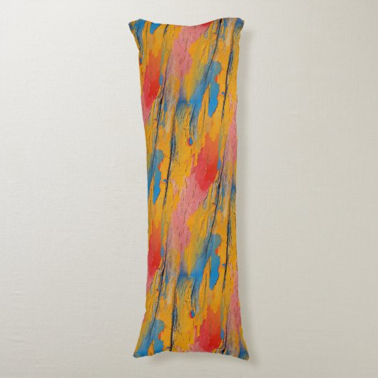 Coussins Longs Peinture colorée (Devant (Vertical))