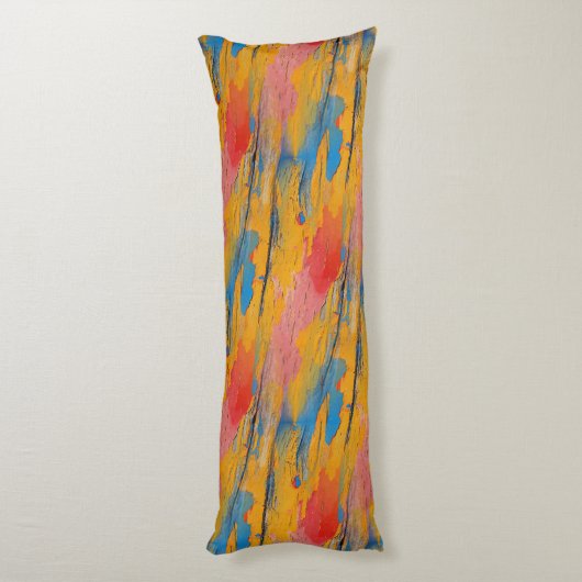 Coussins Longs Peinture colorée (Dos (Vertical))