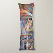 Coussins Longs Peinture colorée abstraite #3 (Dos (Vertical))