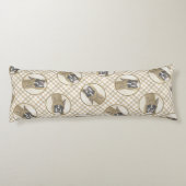 Coussins Longs Peinture de boxer peint peint cousu rogné amarré m (Dos)