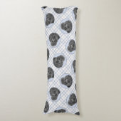 Coussins Longs Peinture de caniche Miniature jouet animal de comp (Devant (Vertical))