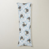 Coussins Longs Peinture de carlin peint peint peint d'argent mign (Devant (Vertical))