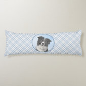 Coussins Longs Peinture de collie frontalière - Belle art origina (Devant)