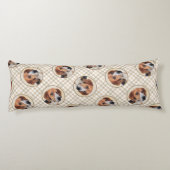 Coussins Longs Peinture de Harrier Tri-Couleur Mignon Art de Chie (Dos)