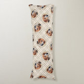 Coussins Longs Peinture de Harrier Tri-Couleur Mignon Art de Chie (Devant (Vertical))