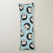 Coussins Longs Peinture de l'ours polaire Art faunique original (Dos (Vertical))