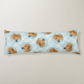 Coussins Longs Peinture de Rhodesian Ridgeback Rouge Blé Chien Ar (Dos)