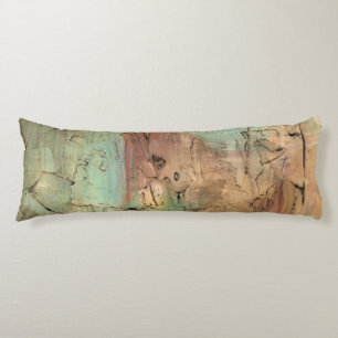 Coussins Longs Peinture de ton de la terre avec la surface