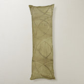 Coussins Longs Peinture des cercles liés par Jennifer Goldberger (Dos (Vertical))