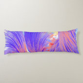 Coussins Longs Peinture et plumes (Dos)
