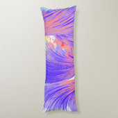 Coussins Longs Peinture et plumes (Dos (Vertical))