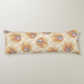 Coussins Longs Peinture finlandaise Spitz mignonne Original Anima (Dos)