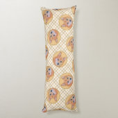 Coussins Longs Peinture finlandaise Spitz mignonne Original Anima (Dos (Vertical))