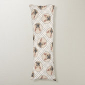 Coussins Longs Peinture française de Bulldog Fawn mignonne art de (Devant (Vertical))