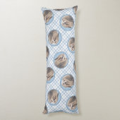 Coussins Longs Peinture Havanaise Silver mignonne Artiste Pot Ori (Dos (Vertical))