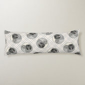 Coussins Longs Peinture Keeshond 2 Keeshonden Original Chien Art (Dos)