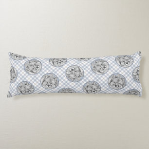 Coussins Longs Peinture Keeshond Kees Jote Original Animal Chien 