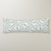 Coussins Longs Peinture Keeshond Noël Snowman Pet Dog Art (Devant)