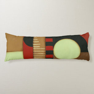 Coussins Longs Peinture lambrissée par style contemporain de