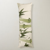 Coussins Longs Peinture orientale de style, branches 2 de bambou (Dos (Vertical))