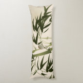 Coussins Longs Peinture orientale de style, branches en bambou (Dos (Vertical))