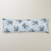 Coussins Longs Peinture suédoise Vallhund Cute Original Chien Art (Dos)