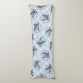 Coussins Longs Peinture suédoise Vallhund Cute Original Chien Art (Devant (Vertical))