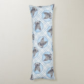 Coussins Longs Peinture suédoise Vallhund Cute Original Chien Art (Dos (Vertical))