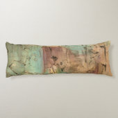Coussins Longs Peinture sur la Terre avec surface fissurée (Dos)