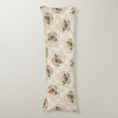 Coussins Longs Pekingese Peinture Faune Cute Original Animal Chie (Devant (Vertical))