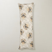 Coussins Longs Pekingese Peinture Faune Cute Original Animal Chie (Dos (Vertical))