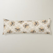 Coussins Longs Pekingese Peinture Faune Cute Original Animal Chie (Devant)