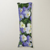Coussins Longs Pensées violettes (Devant (Vertical))