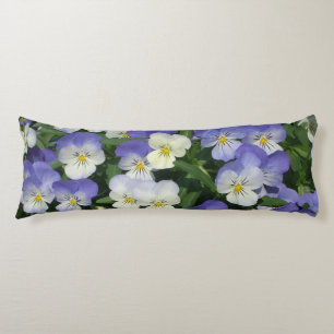 Coussins Longs Pensées violettes
